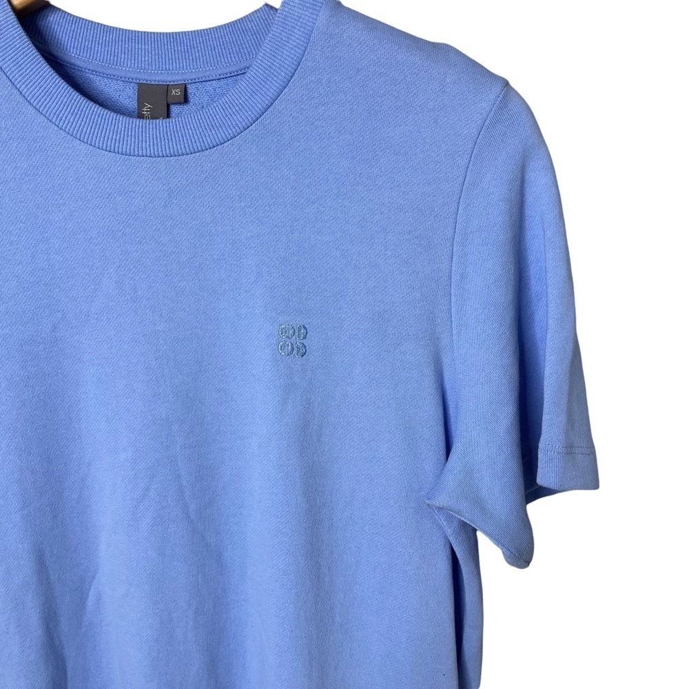 Sweaty Betty Cotton Essentials T Shirt Dress Periwinkle Blue Size XS Crewneck - Picture 3 of 8